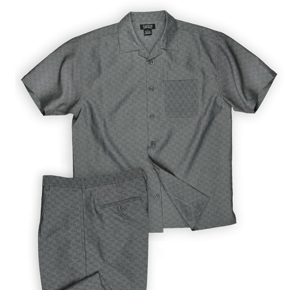 Men's Two Piece Walking Set, Black